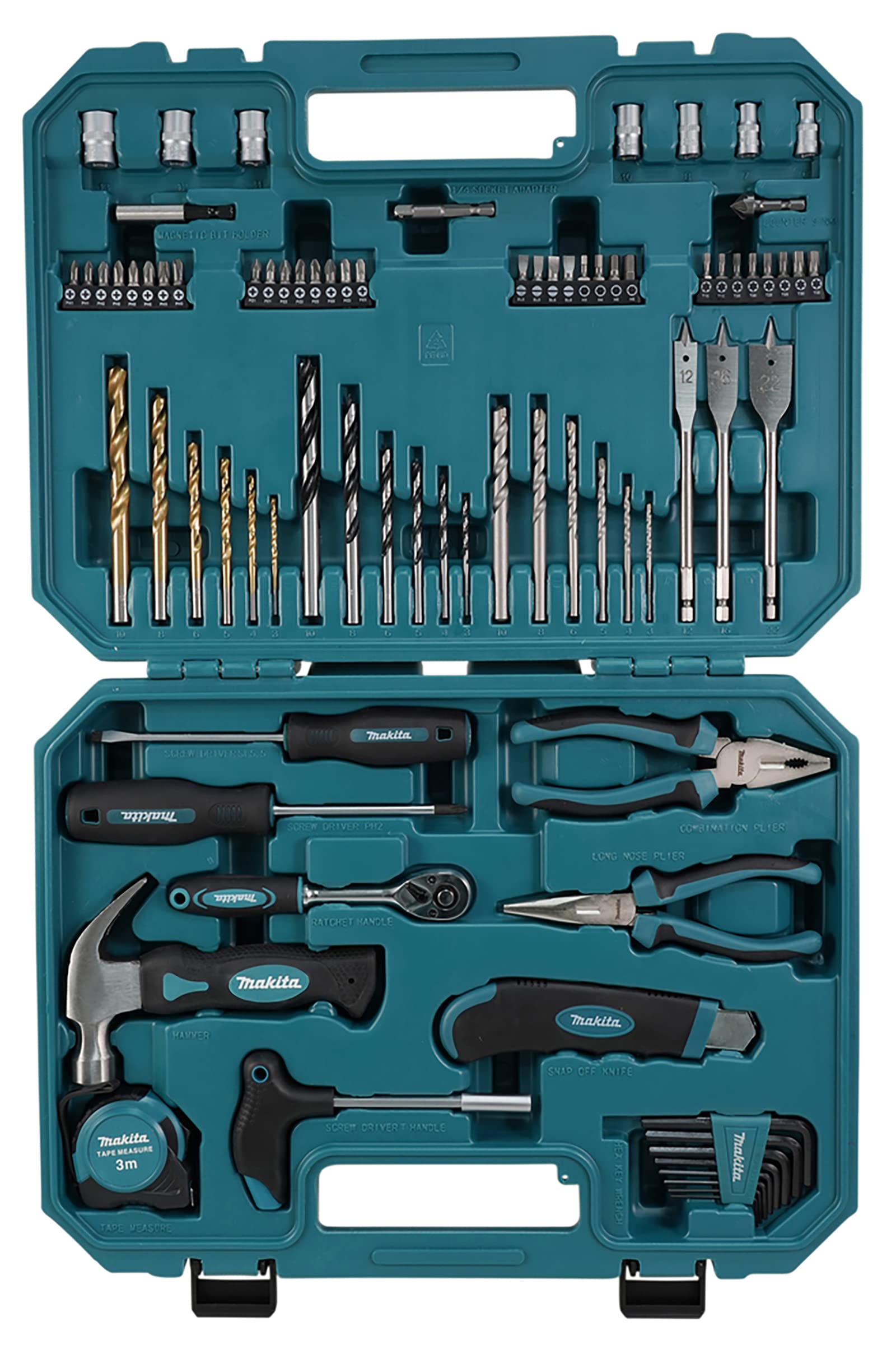 Makita E-15104 80-częściowy zestaw narzędzi ręcznych i bitów