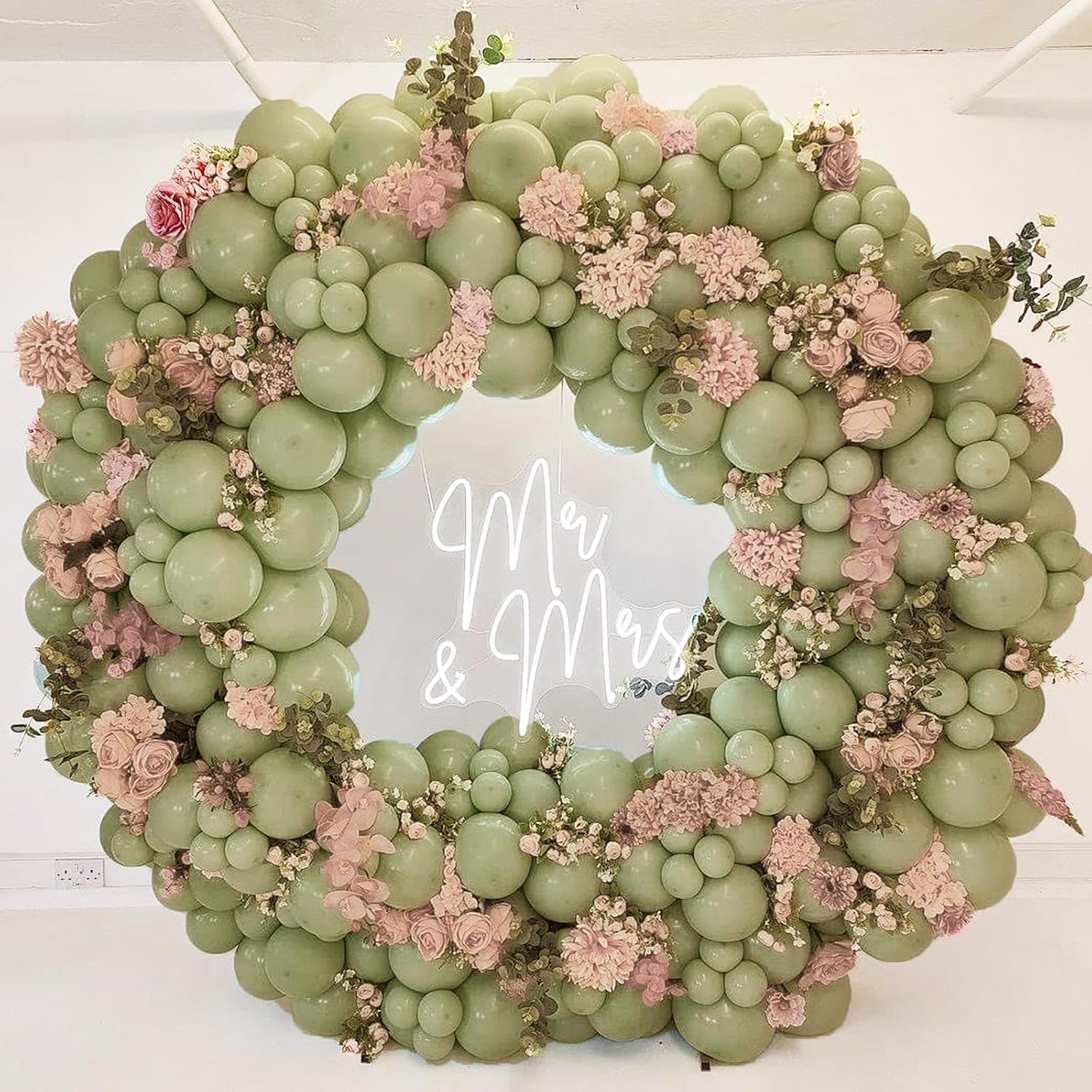 Avocado Green Balloons, Scmdoti Avocado Green Balloons Different Sizes 18 12 10 5 Inches, Greens Balloon Garland Arch for Safari Party Birthday Baby Shower Bridal Shower Spring Decorations