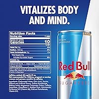 Vista 3 de Red Bull Bebida energética, sin azúcar, 8.4 onzas líquidas (paquete de 4)