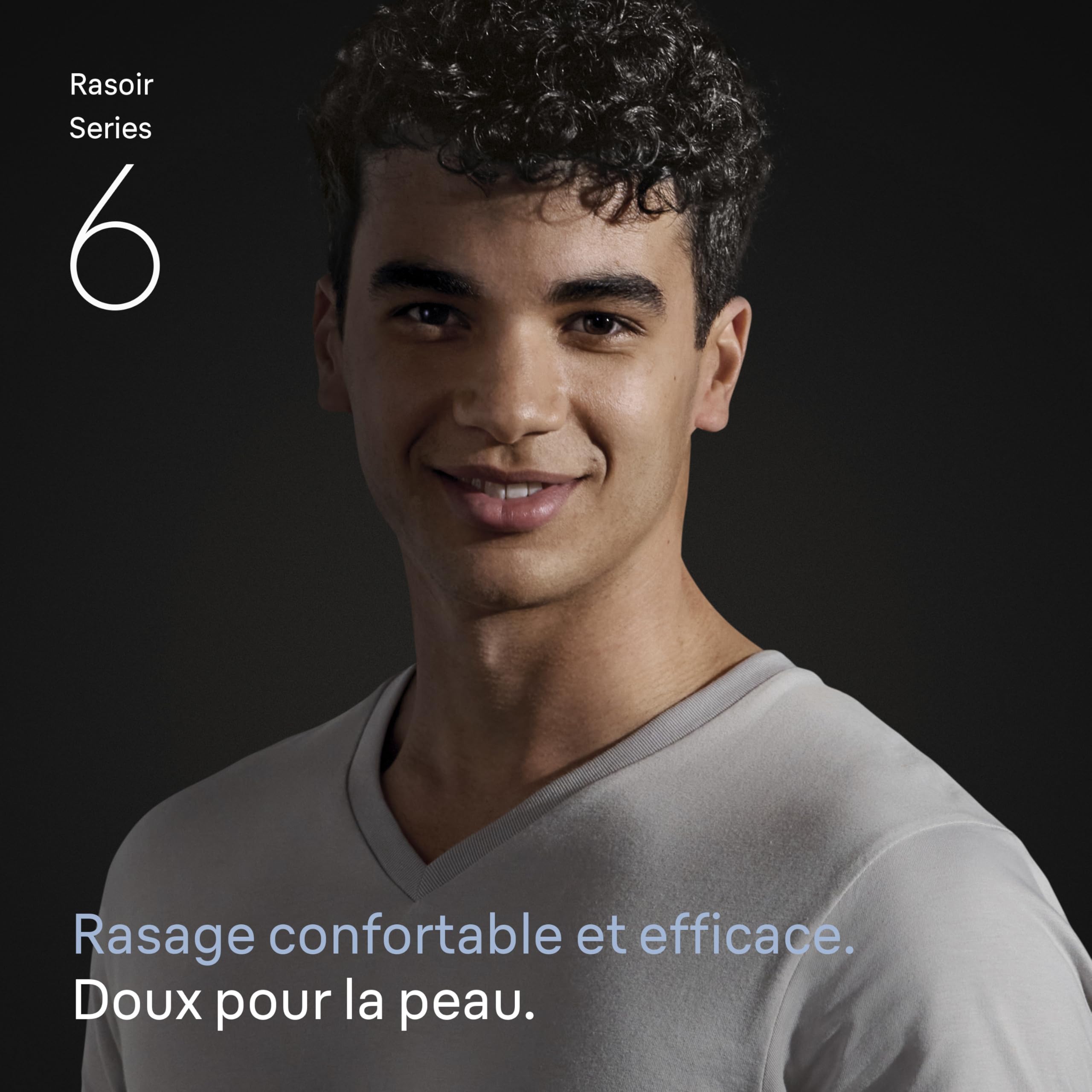 Braun Rasoir Electrique Homme Serie 6 62-G1200SI Gris | Etanche, Batterie Rechargeable, 2 Modes de Rasage, Lames Flexibles, sans Fil, avec Tondeuse de Précision, Emballage en Carton