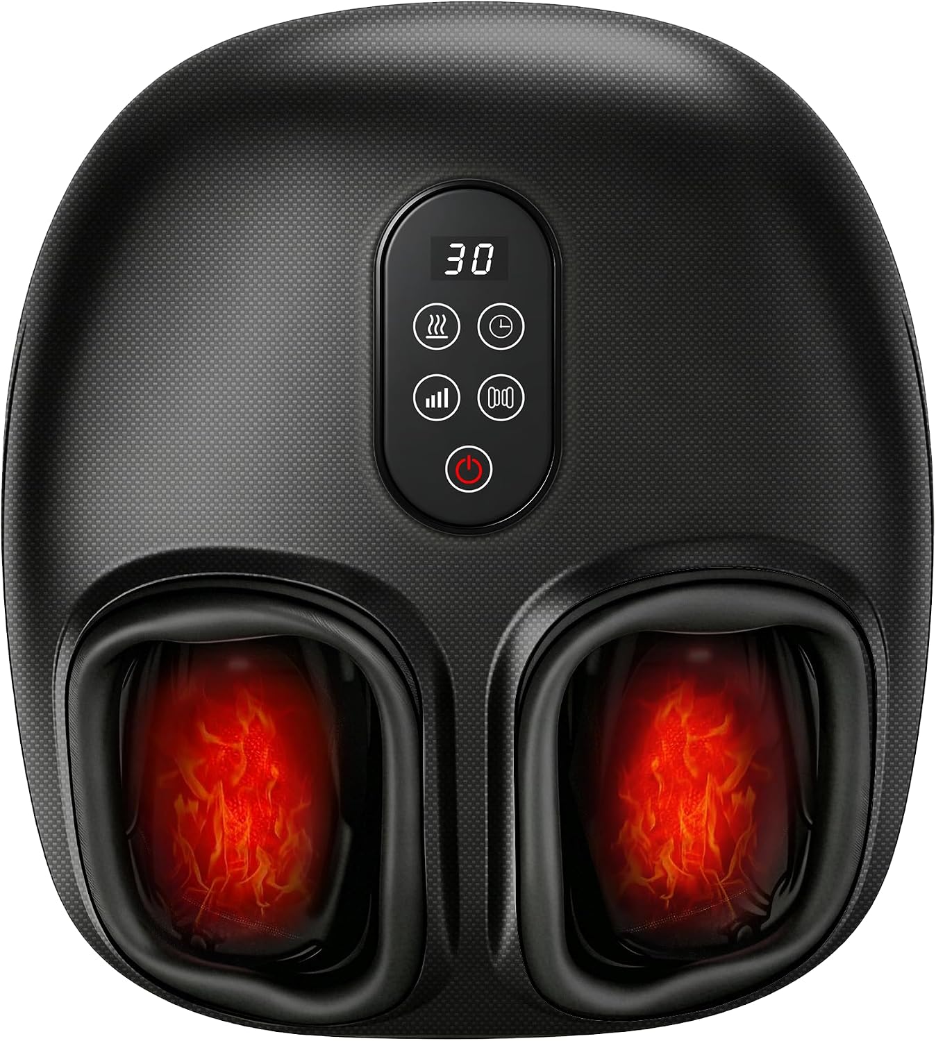 LEERCON Shiatsu Foot Massager with Heat, Foot Massager for Neuropathy | Rolling & Air Compression , 6 Modes Deep Kneading Therapy for Plantar Fasciitis Relief, Birthday Gifts for Women Mom Dad