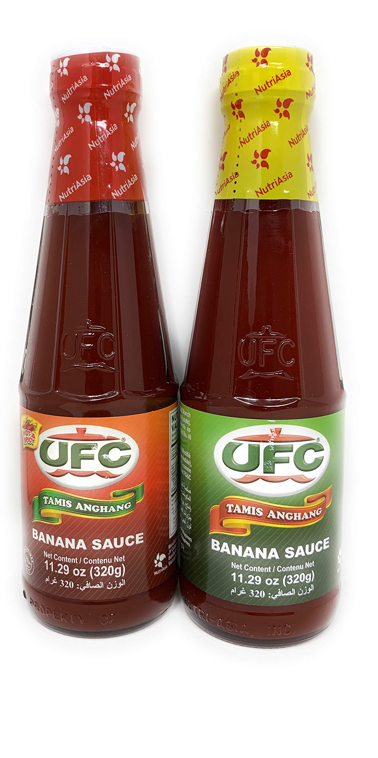 UFC Tamis Anghang Banana Sauce Bundle - Hot & Spicy, Regular, Small 2 Pack