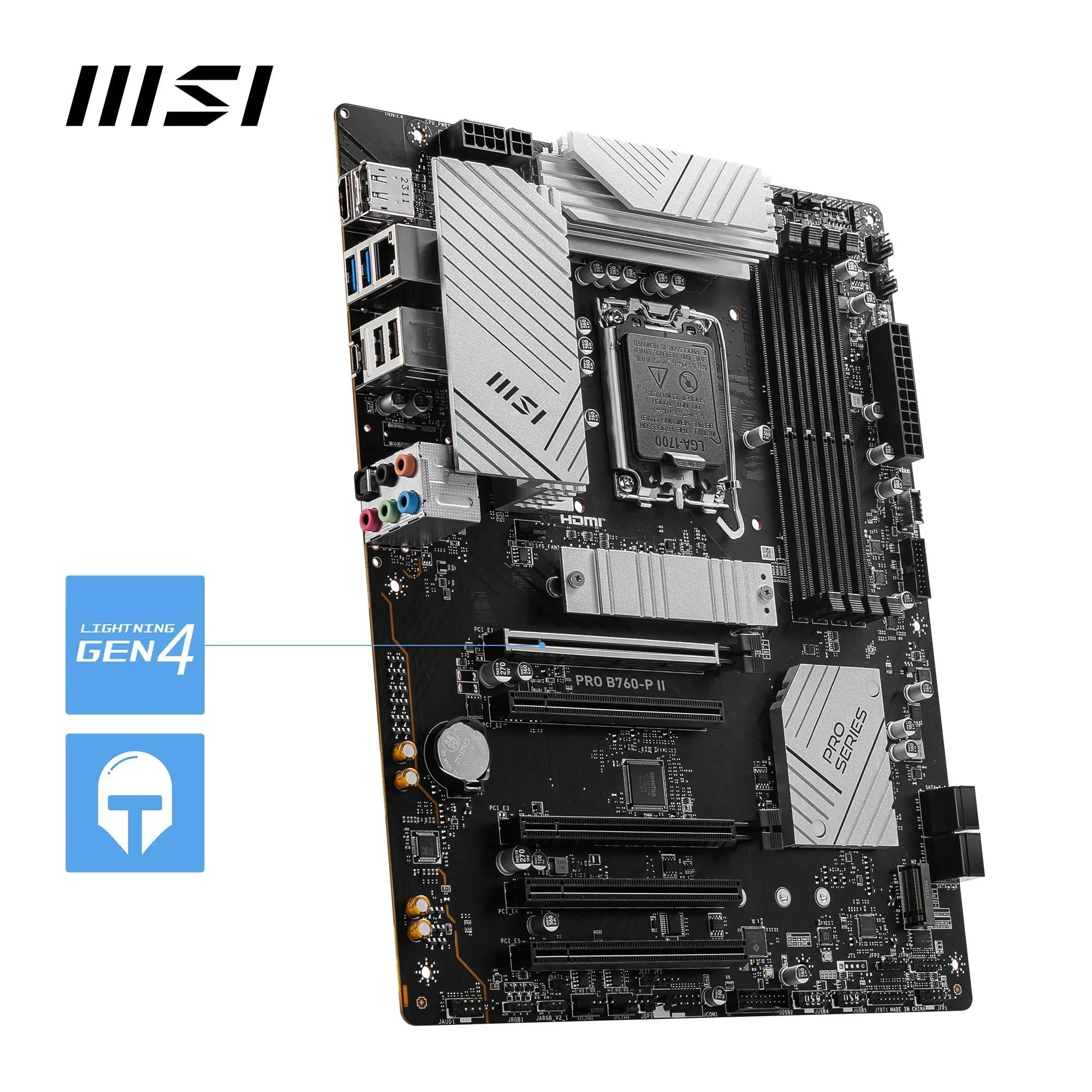 Amazon.com: MSI PRO B760-P II Motherboard, ATX - Supports