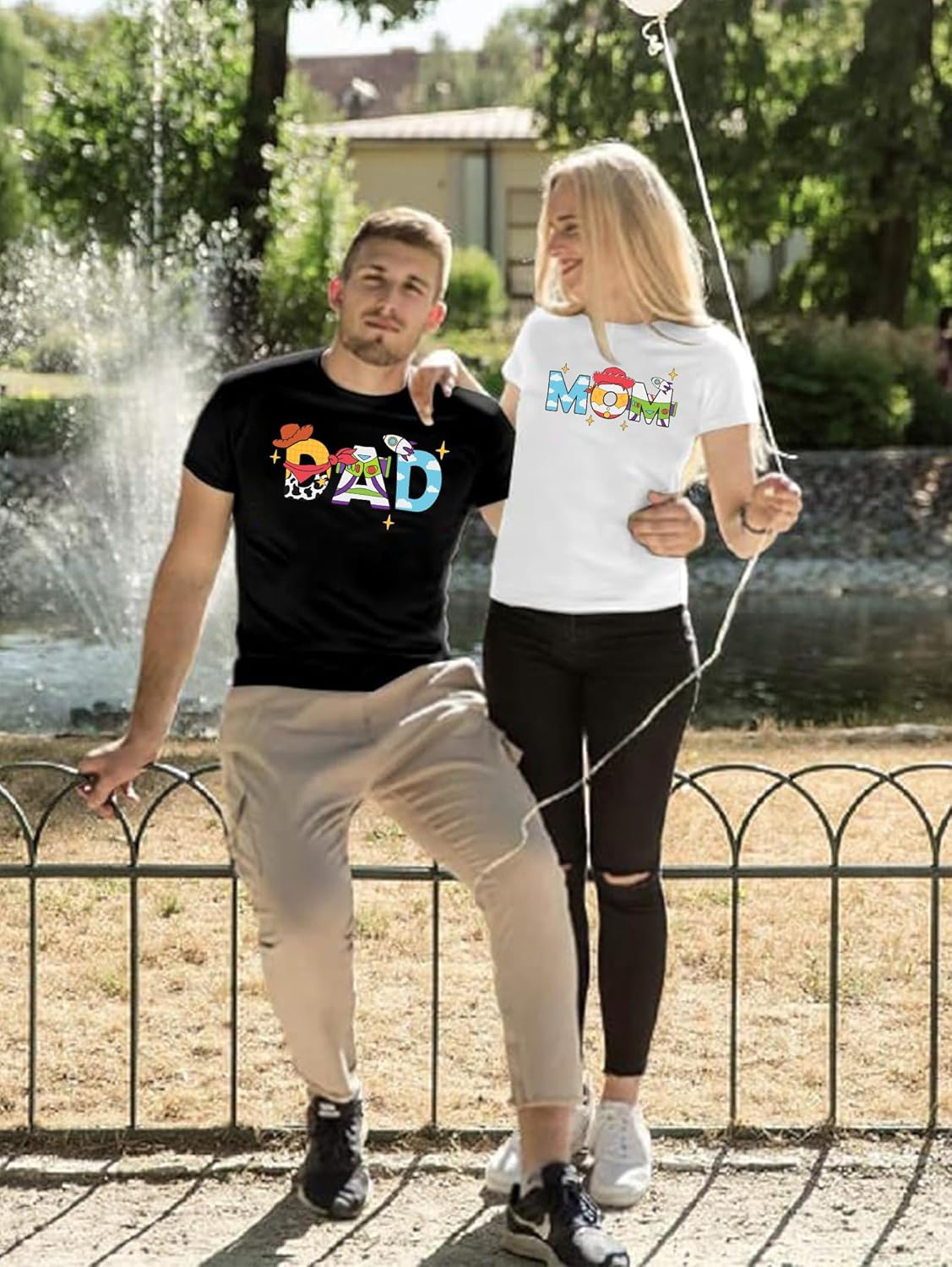 Toy Dad Shirt Toys Mom T Shirts Funny Mama and Dada Shirts Matching Birthday Top Family Vacation Cartoon Tee - Image 7