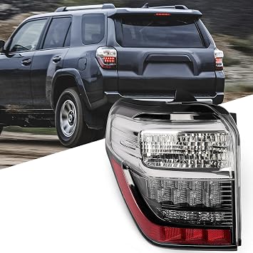 Huray Tail Light Assembly for Toyota 4Runner 2014-2020 Tail Lamp Replacement 8156135392 Driver Side Left