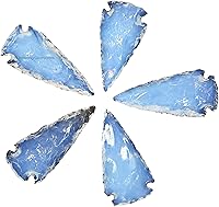 Vista 15 de Amazing Gemstone Punta de flecha de cuarzo Aura de Titanio, cristal y piedra curativa, cabeza de flecha de roca pedernal – 2 a 3 puntas de flecha