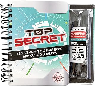 Top Secret Kids' Secret Agent Mission Book and Guided Journal