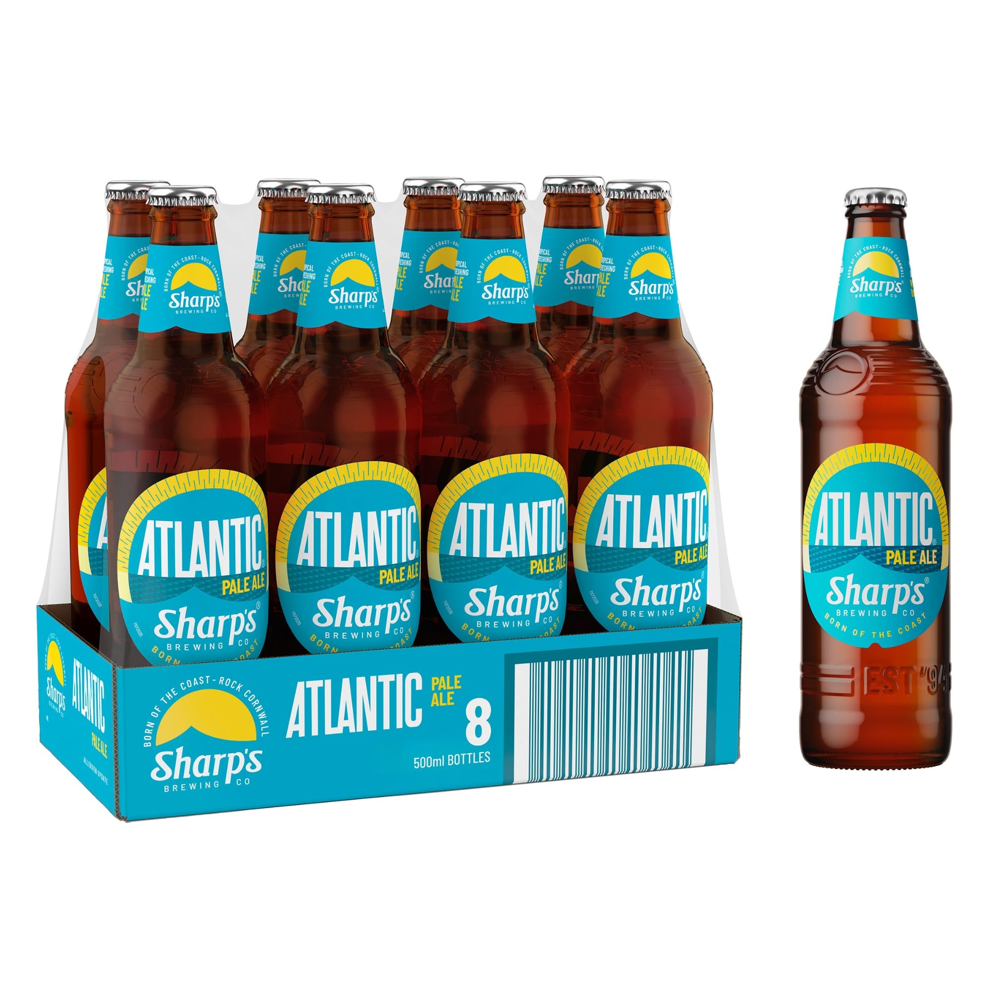 Sharps Brewery Atlantic Pale Ale 8 x 500ml (Bottle)