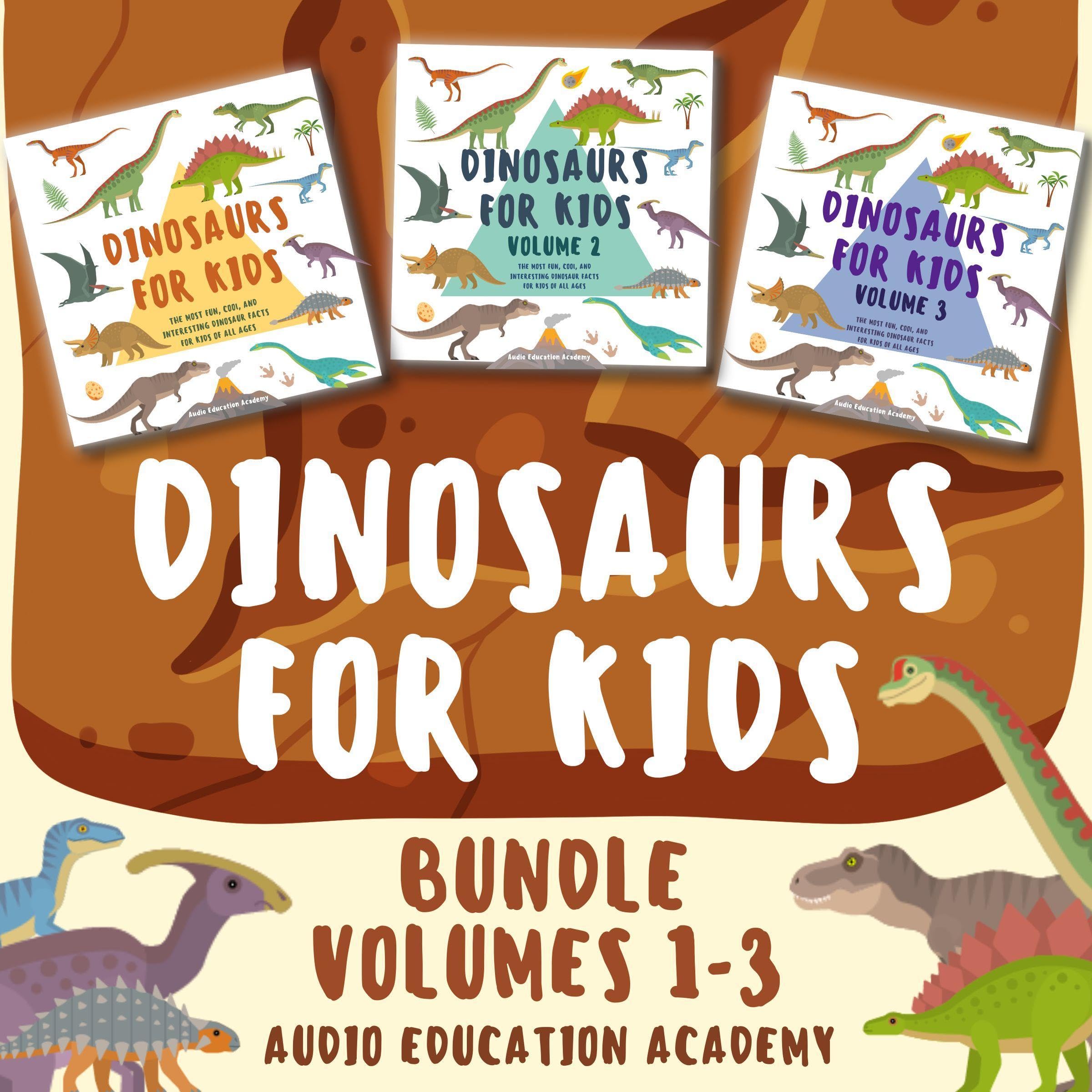 Cover art for Dinosaurs for Kids Bundle, Volumes 1-3