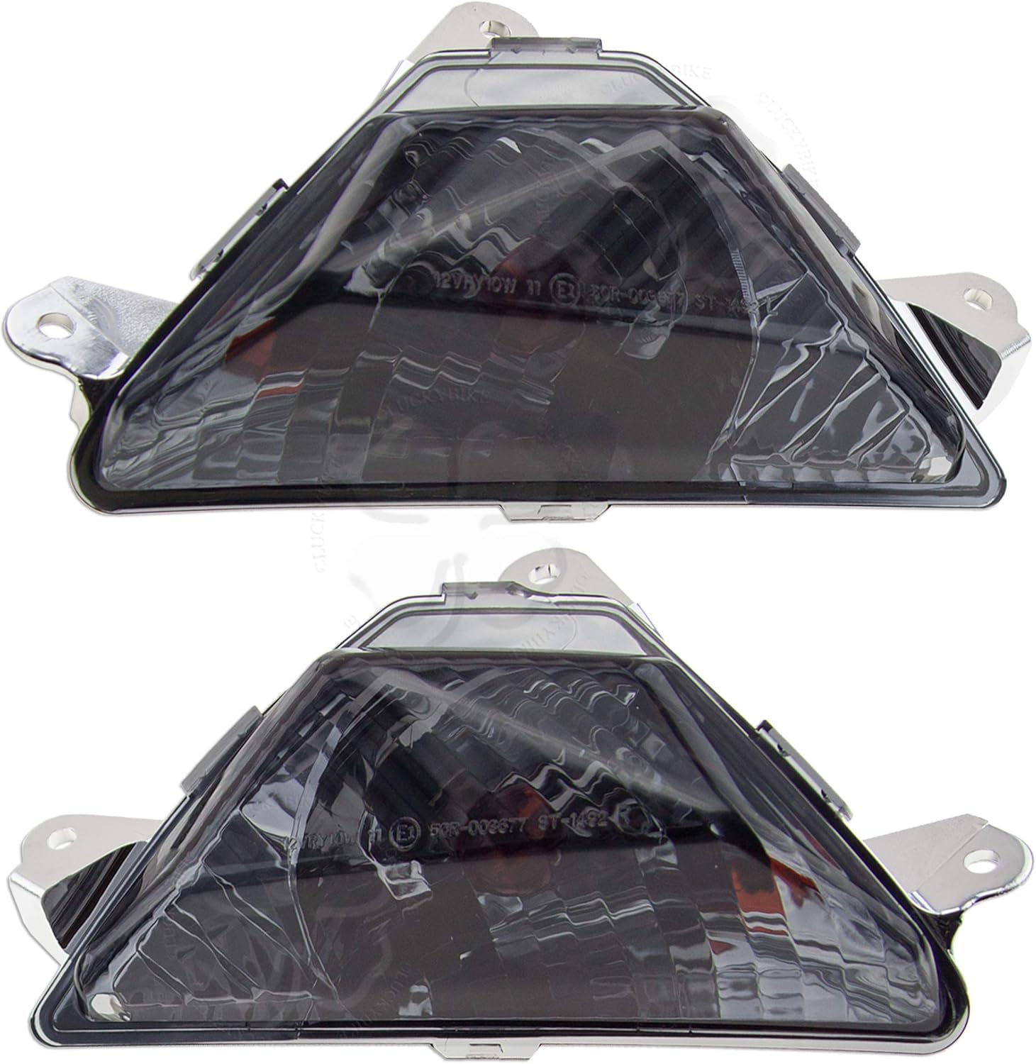 Front Turn Signal NoCut For Kawasaki Ninja EX 300 650 Euro Light Blinker Smoke