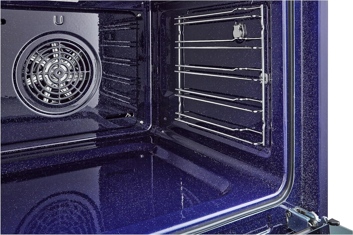 LG InstaView WSED7667M Forno da Incasso 100% Vapore, classe A++, 76L, 250°C, Display Touch 4,3", Air Fry, Sous Vide, Pizza, EasyClean, Wi-Fi, Cerniere Ammortizzate, Sonda Temperatura, Nero