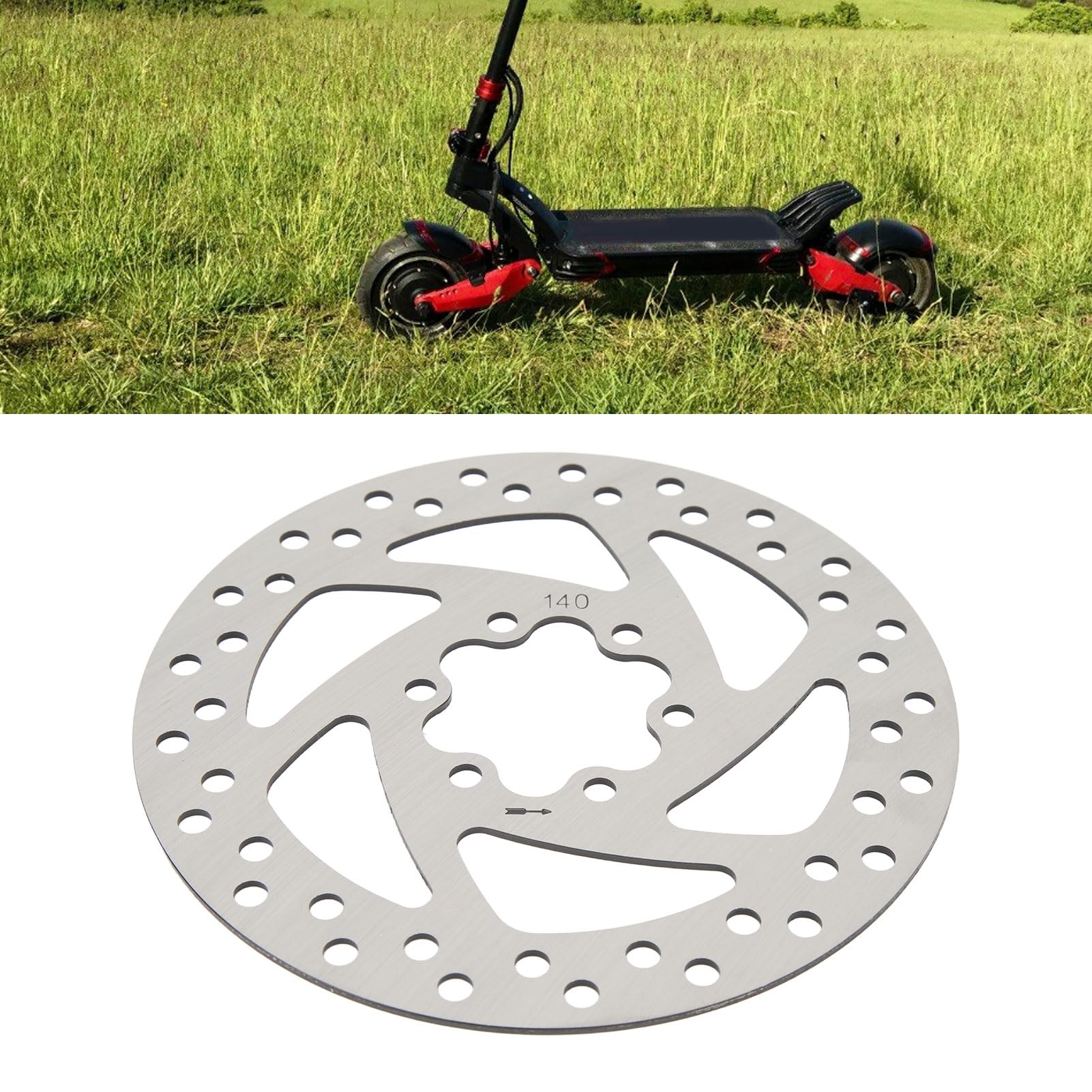 Tarcza Hamulcowa Do Skutera Elektrycznego, Wirnik Hamulca Ze Stali Nierdzewnej 140 Mm, Części Zamienne Do Skutera Elektrycznego Do Ninebot F20 F30 F40 Do KUGOO M4 Do Speedway 4 Do Zero 10X