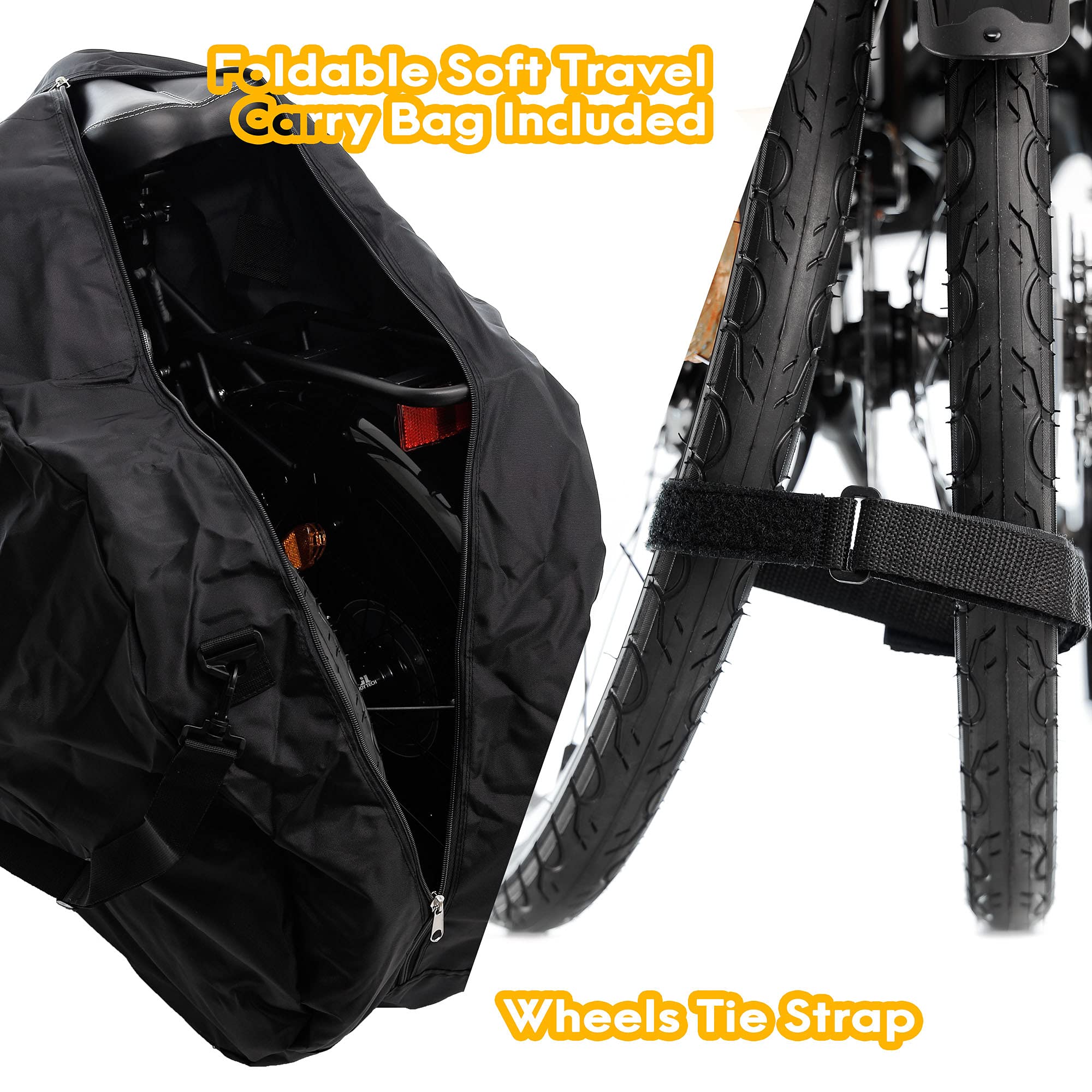 Amazon | CyclingDeal 折りたたみ自転車 折りたたみ自転車 7速