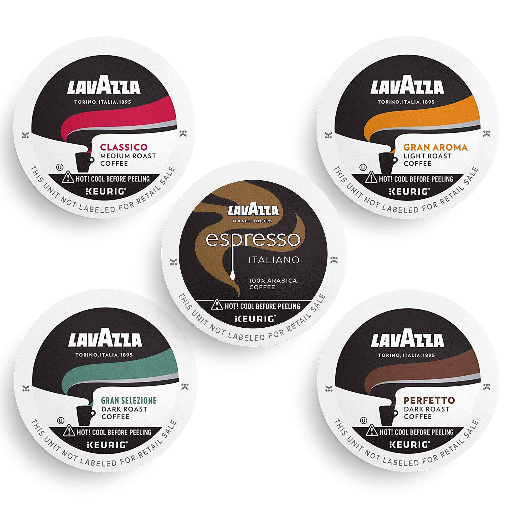 Buy Lavazza Variety Pack SingleServe KCups for Keurig Brewer Coffee, 60 Count (Pack of 1