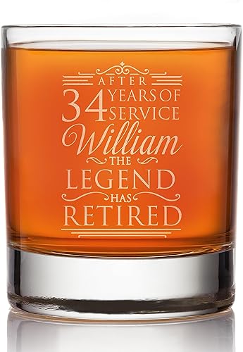 Regalos de jubilación para hombres, vaso de whisky personalizado, 5 diseños, 10 onzas, vaso de whisky rock grabado, los mejores regalos de
