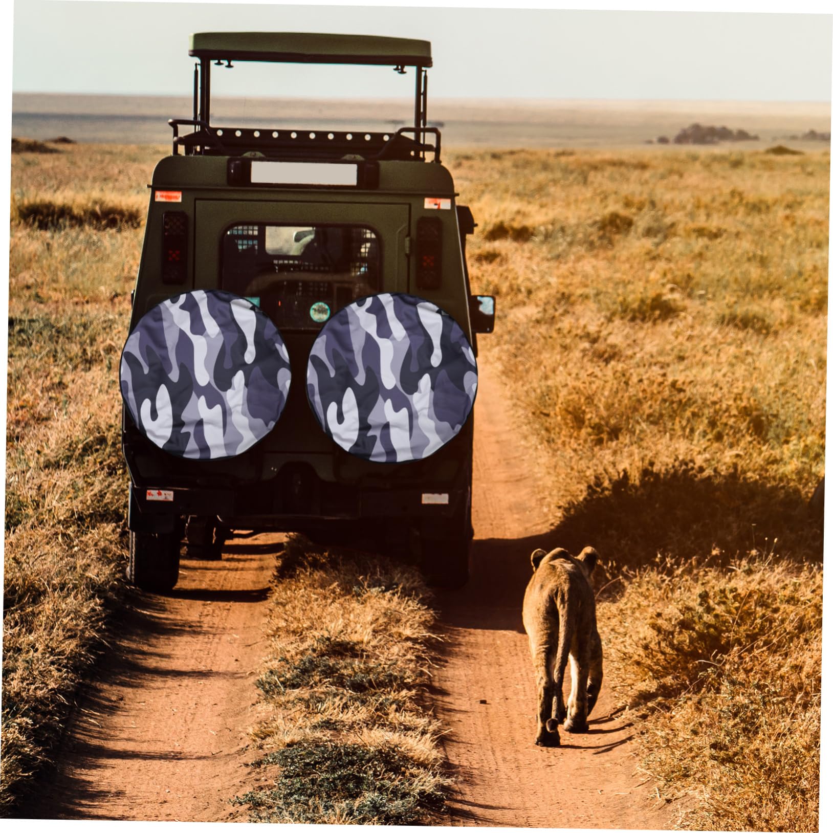 Cabilock Copertura Per Ruota Scorta Protezione Uv e Copertura Robusta Per Rimorchio Camper Suv Camion Roulotte Accessori