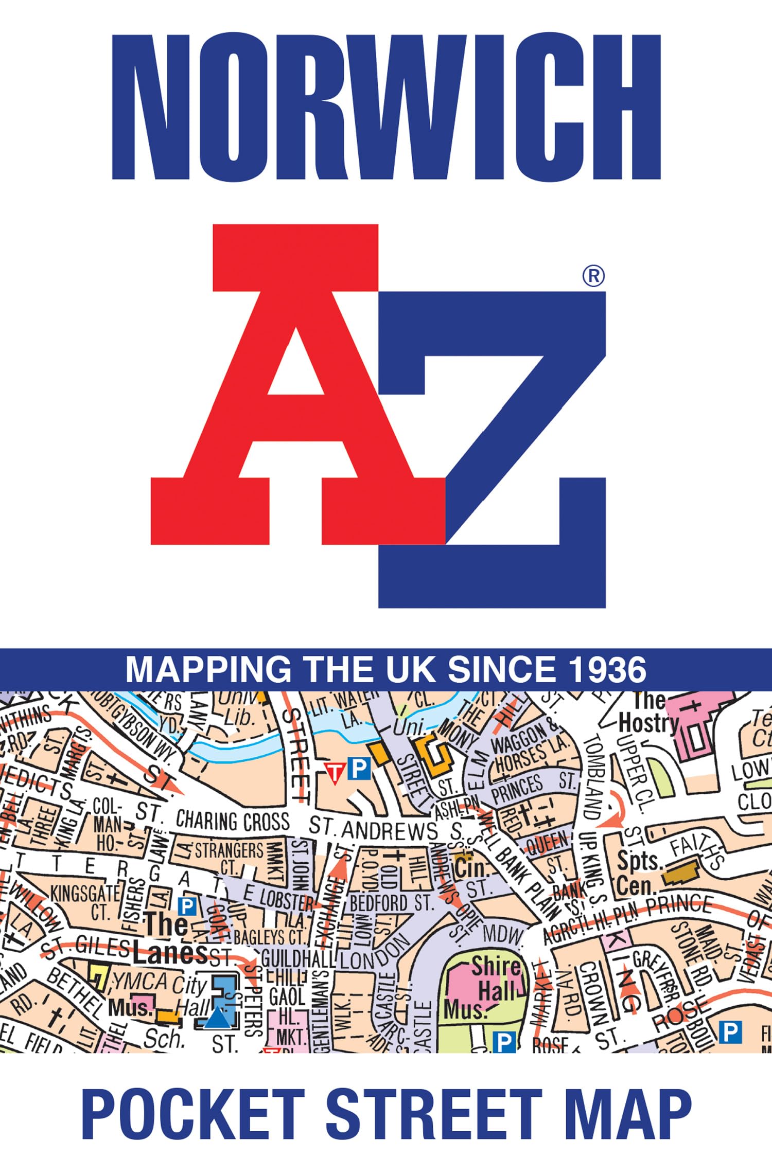 Norwich A-Z Pocket Street Map: Accurate street map for easy navigation