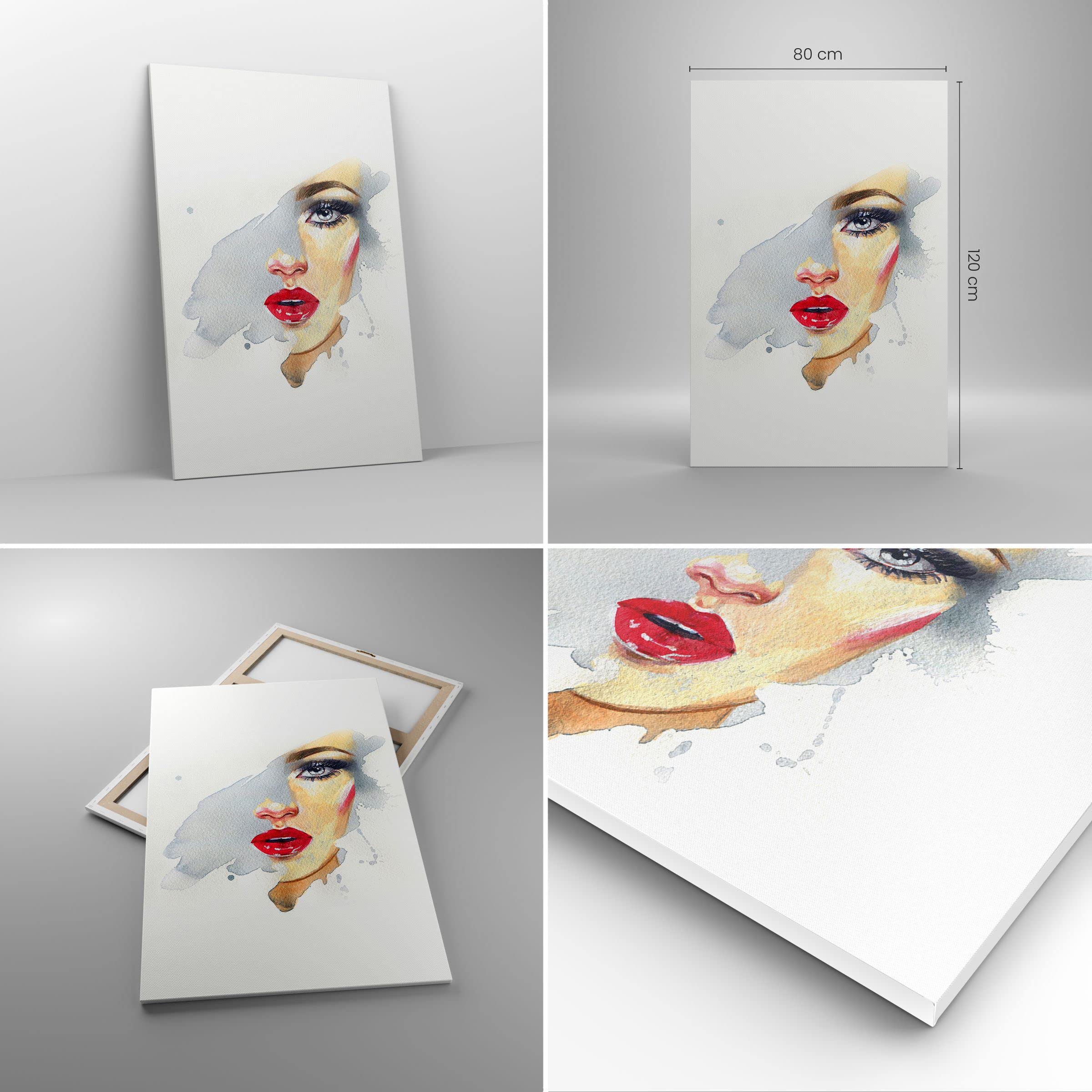 ARTTOR Lienzo Decorativo 80x120 cm Moderno Vertical Personas Moda - 4891