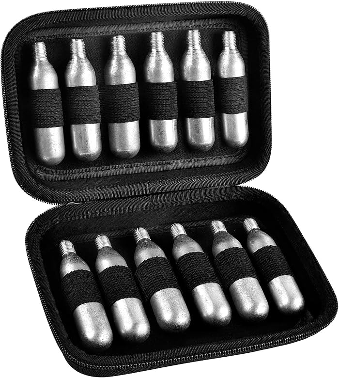 PAIYULE CO2 Cartridges Case for 12 Gram 8 Gram Cartridges, N2O C02 Cartridge Holder Storage-Case Only