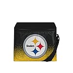 FOCO NFL Unisex Gradient Print Lunch Bag Coolergradient Print Lunch Bag Cooler, Pittsburgh Steelers, Standard