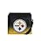 FOCO NFL Unisex Gradient Print Lunch Bag Coolergradient Print Lunch Bag Cooler, Pittsburgh Steelers, Standard