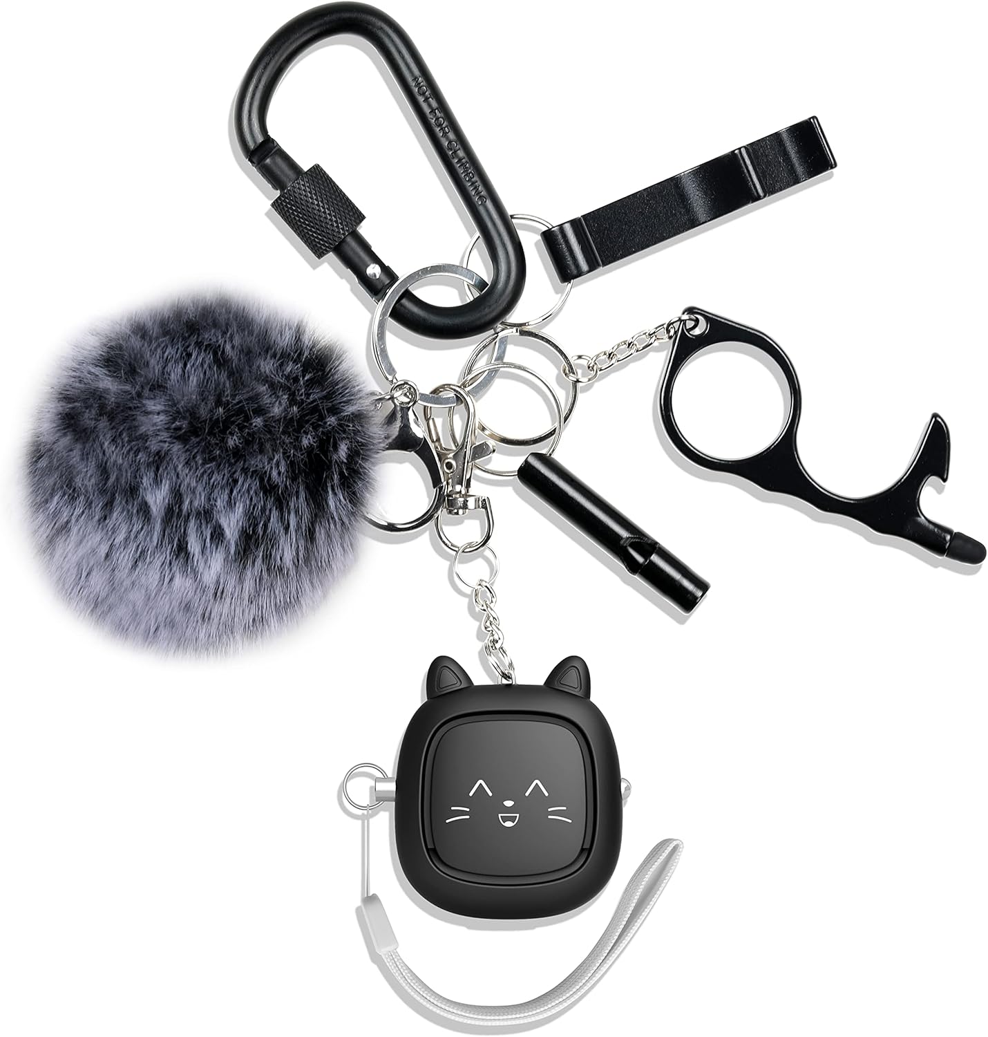 Safe Sound Personal Alarm, 6 Pcs Keychain Accessories with Alarm
