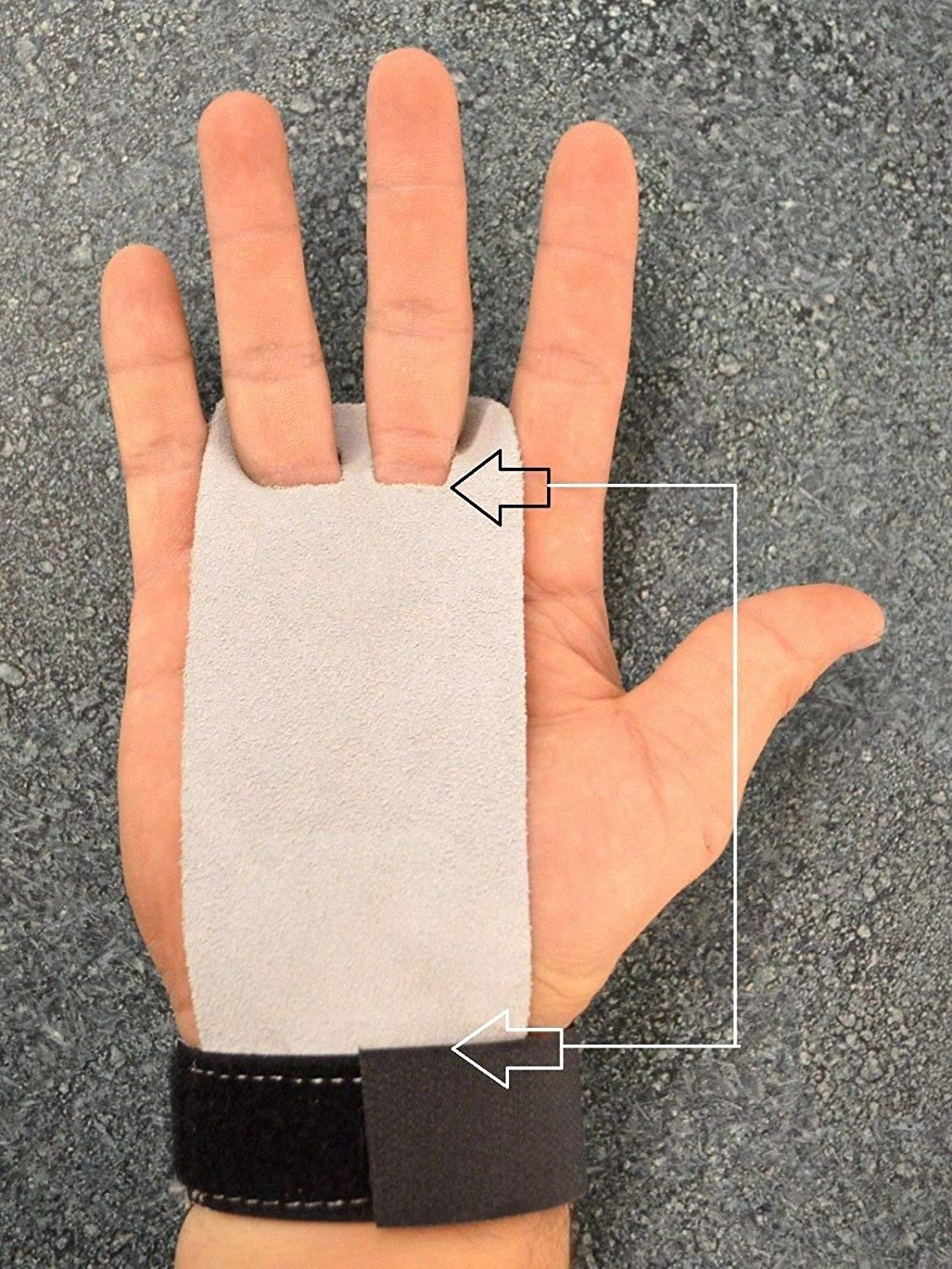 Hand Grips WOD Gymnastics Palm Protector (Pair) - White