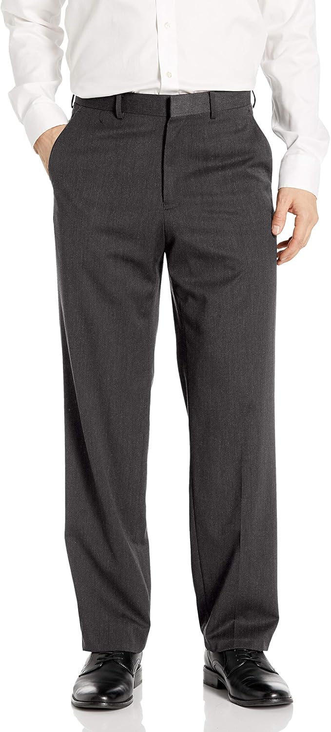 Palm Beach Men's Oxford Plain Suit Separate Pant