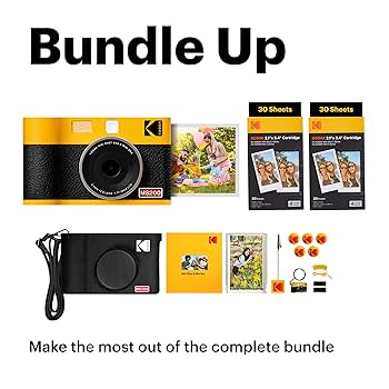 Amazon | KODAK Mini Shot 2 ERA 4PASS 2-in-1 チェキカメラ