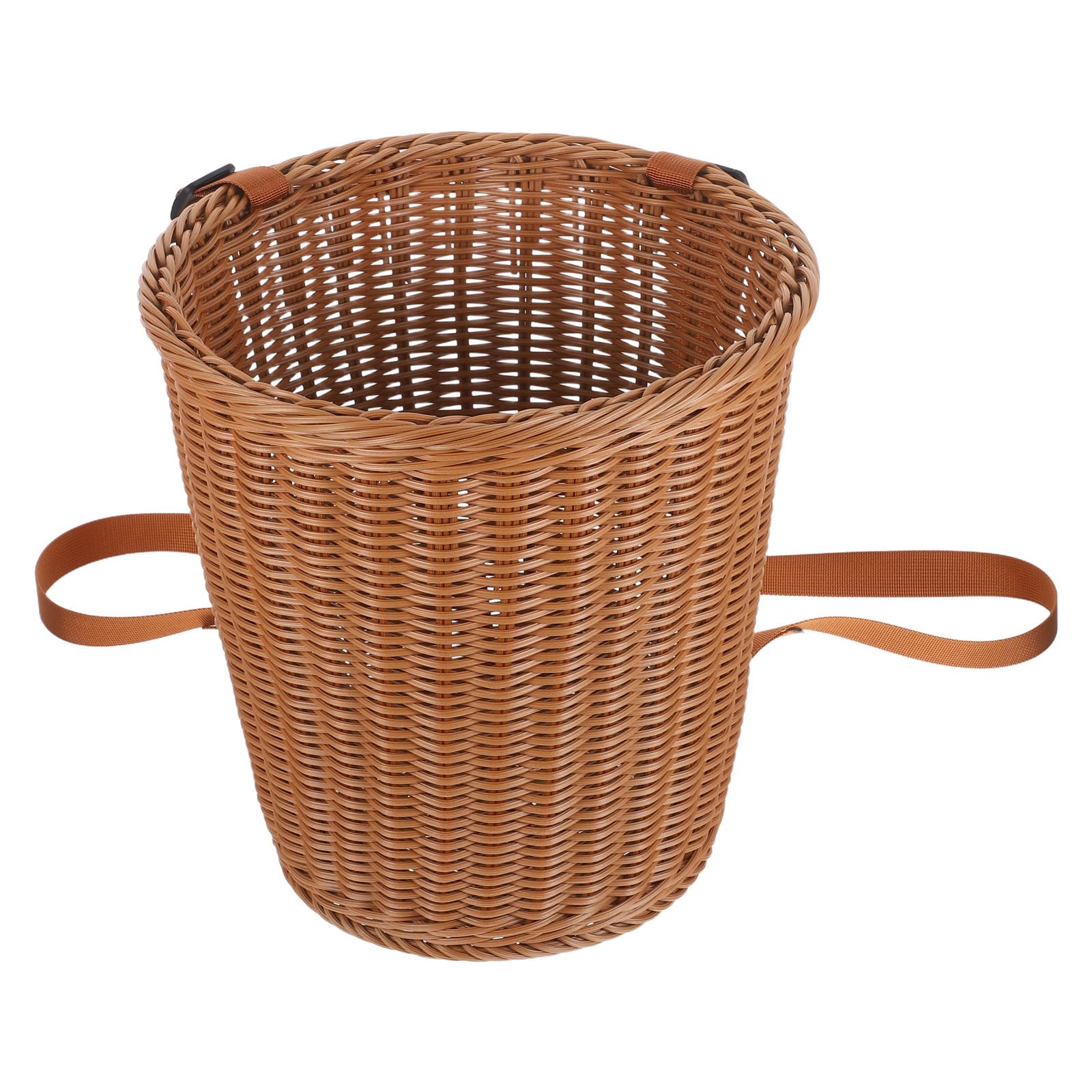 Gatuida Cesta de Picnic Tejida - Mochila de ratán sintético con Correas para los Hombros para Recoger, té, Hojas, Frutas y Acampar al Aire Libre.