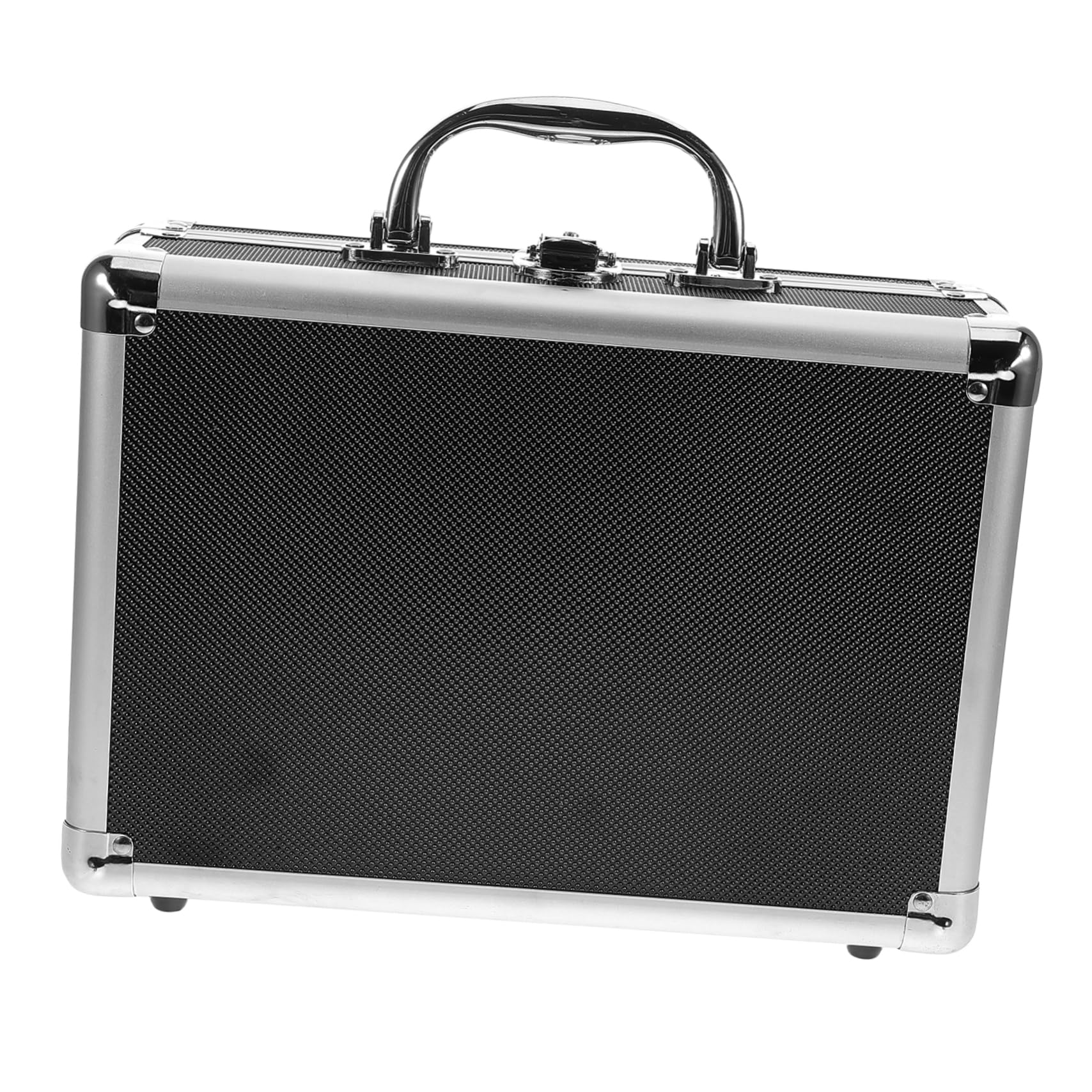 Mikikit Mallette à Outils Multifonction en Alliage D’Aluminium, Grosse Capacité, Verrou de Sécurité, Design Portable pour Projets DIY et Transport