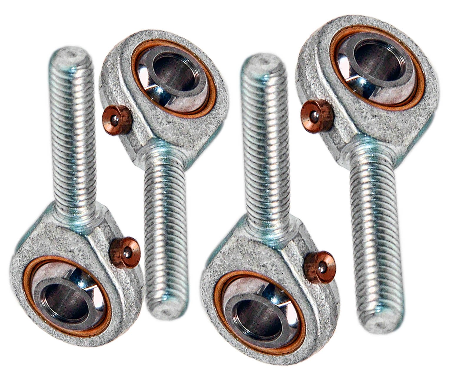 4 Male Rod End 6mm POS6 2 Right and 2 Left Hand Ball Bearings