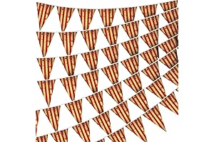 Hanging Evil Circus Carnival Halloween Decorations - 5 Pieces Pack | Pennant...