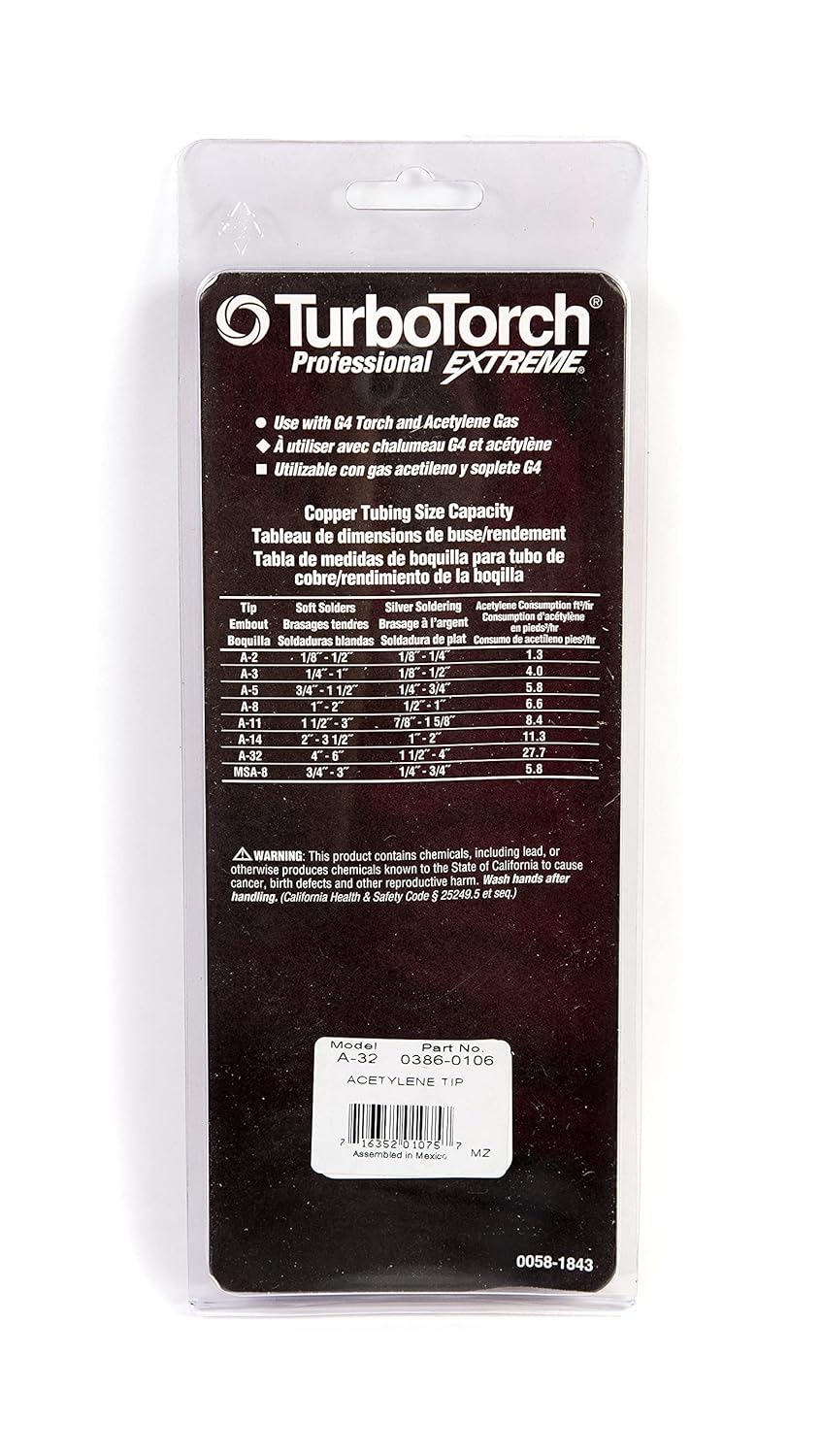 Best Deal Product TurboTorch 0386-0106 A-32 Air Acetylene Swirl Tip Hottest Sale TurboTorch 0386-0106 A-32 Air Acetylene Swirl Tip