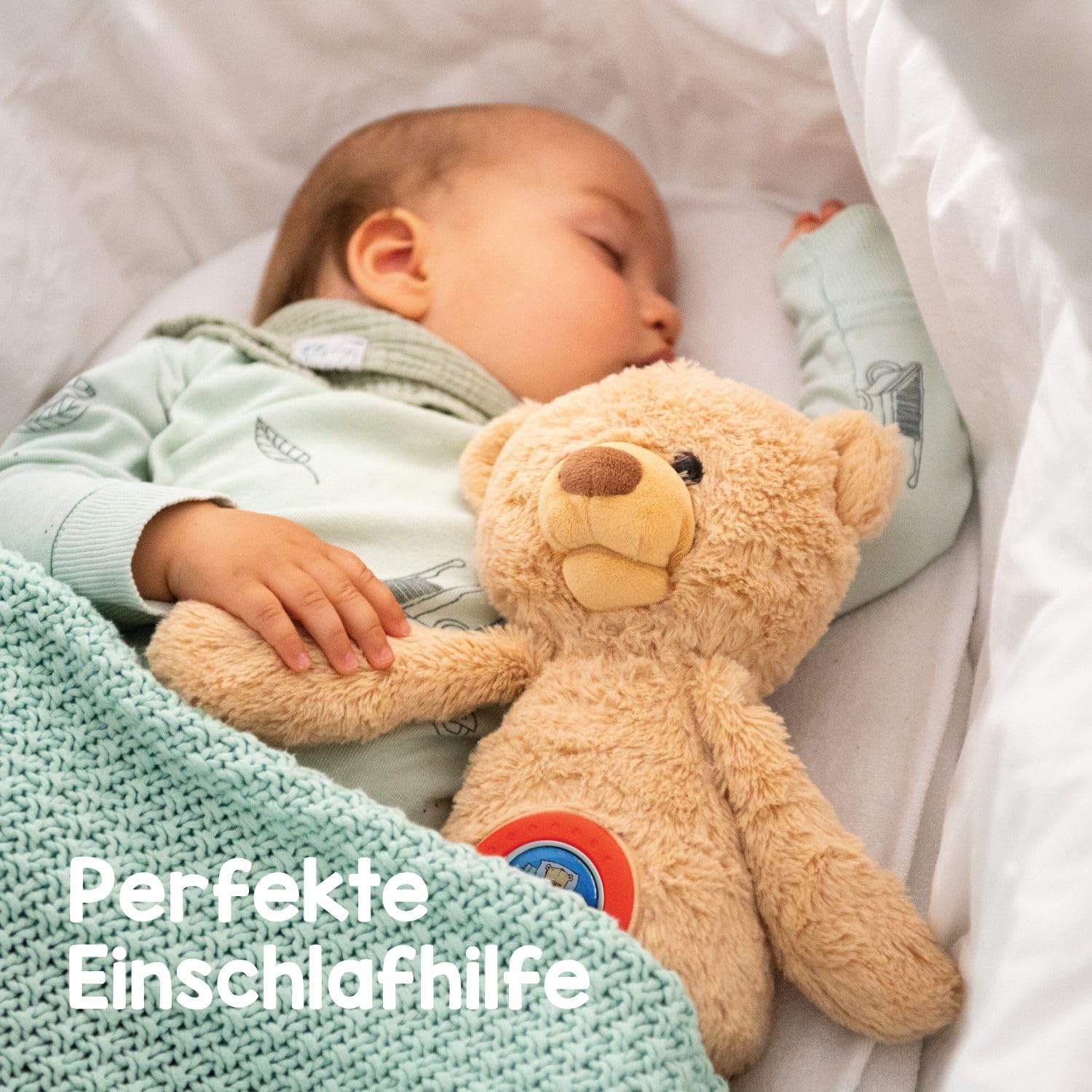 Theodore KekzBär: Der sprechende Kuschelfreund, Kekz Audiobox & Kuscheltier | Inkl. 3 Audiochips & Kekz-Beutel (Amazon exklusiv), Stofftier, Kekzhörer, Für Babys & Kinder bis 7 Jahre