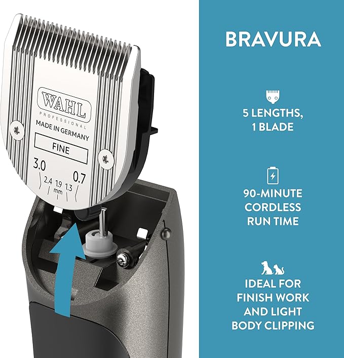 Wahl Bravura Lithium-Ion Cordless Dog Clipper