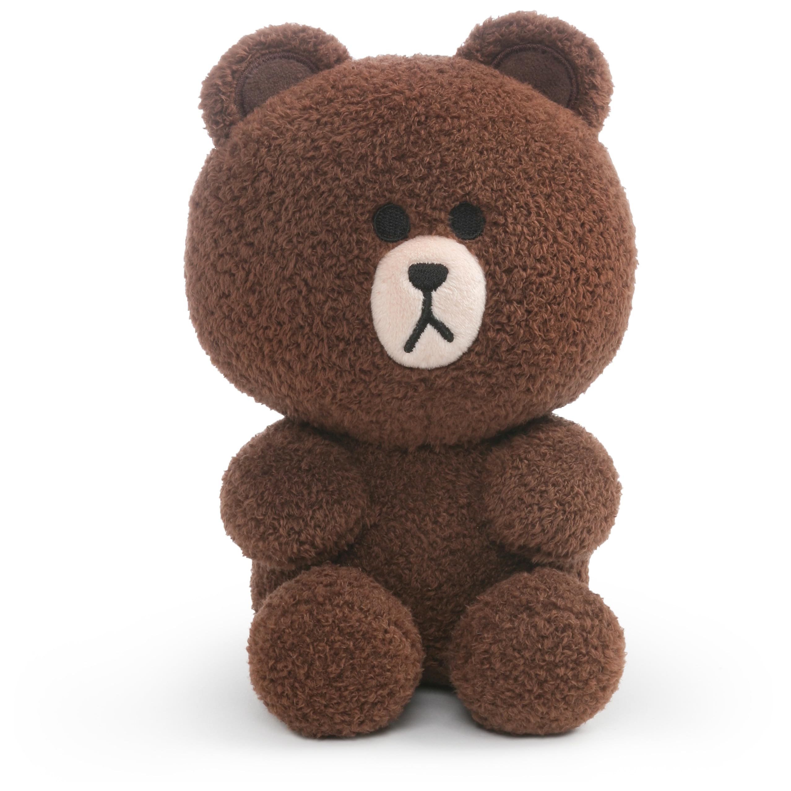 Amazon.com: GUND LINE Friends Brown Seated Plush Stuffed Animal