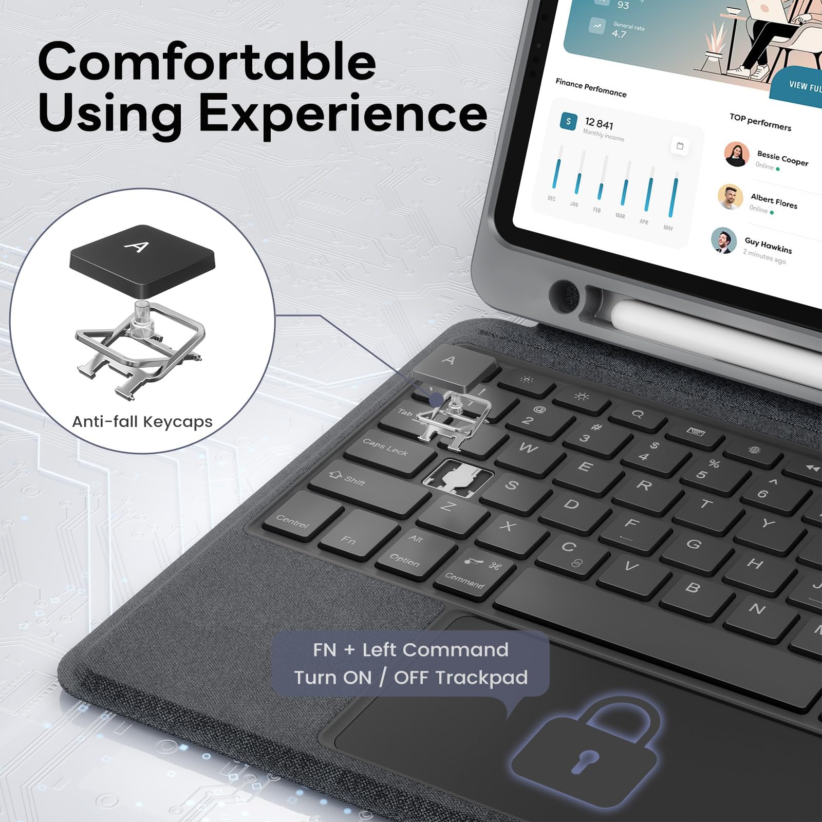 接続不要 iPad用マジックキーボード 軽量バックライト付　専用です。 Amazon | OPAKIT(オパキット) 磁気バックライトキーボードケース iPad