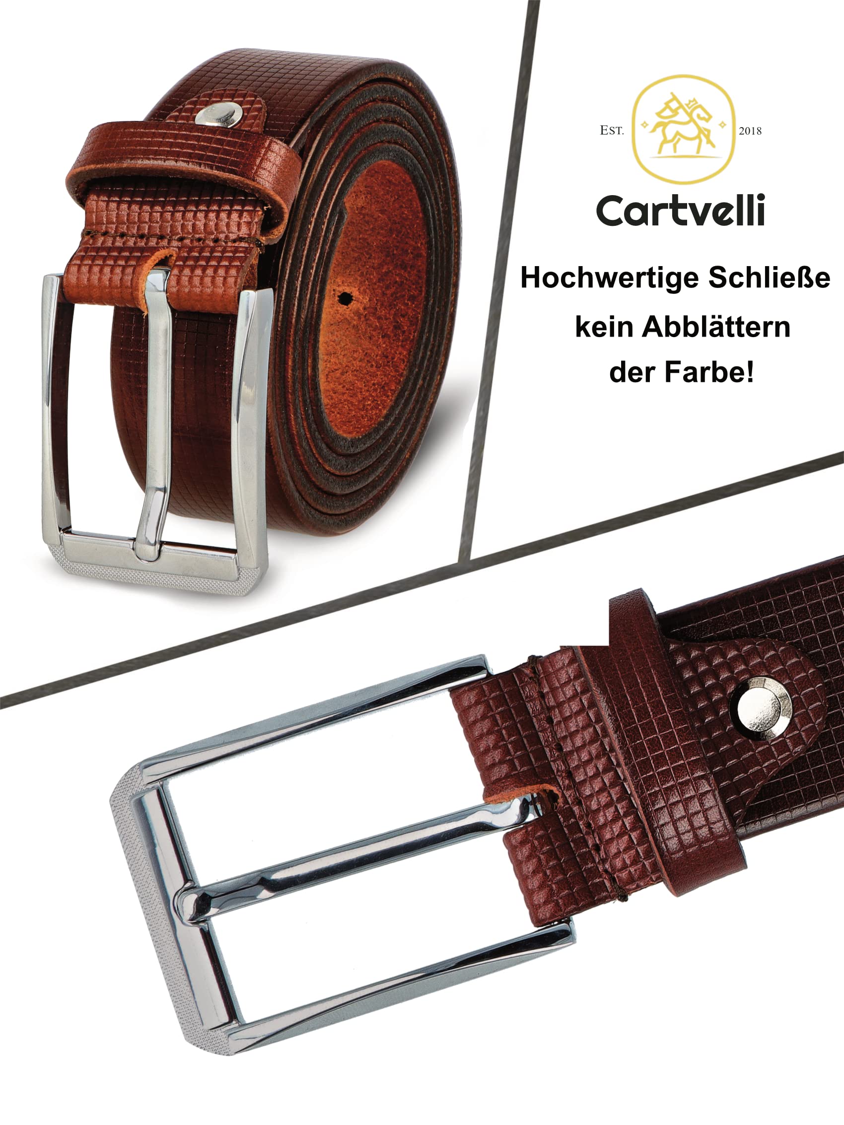 Business Ledergürtel Herren inkl. Geschenkbox Made in Germany - Echt Leder Gürtel Anzug 35mm