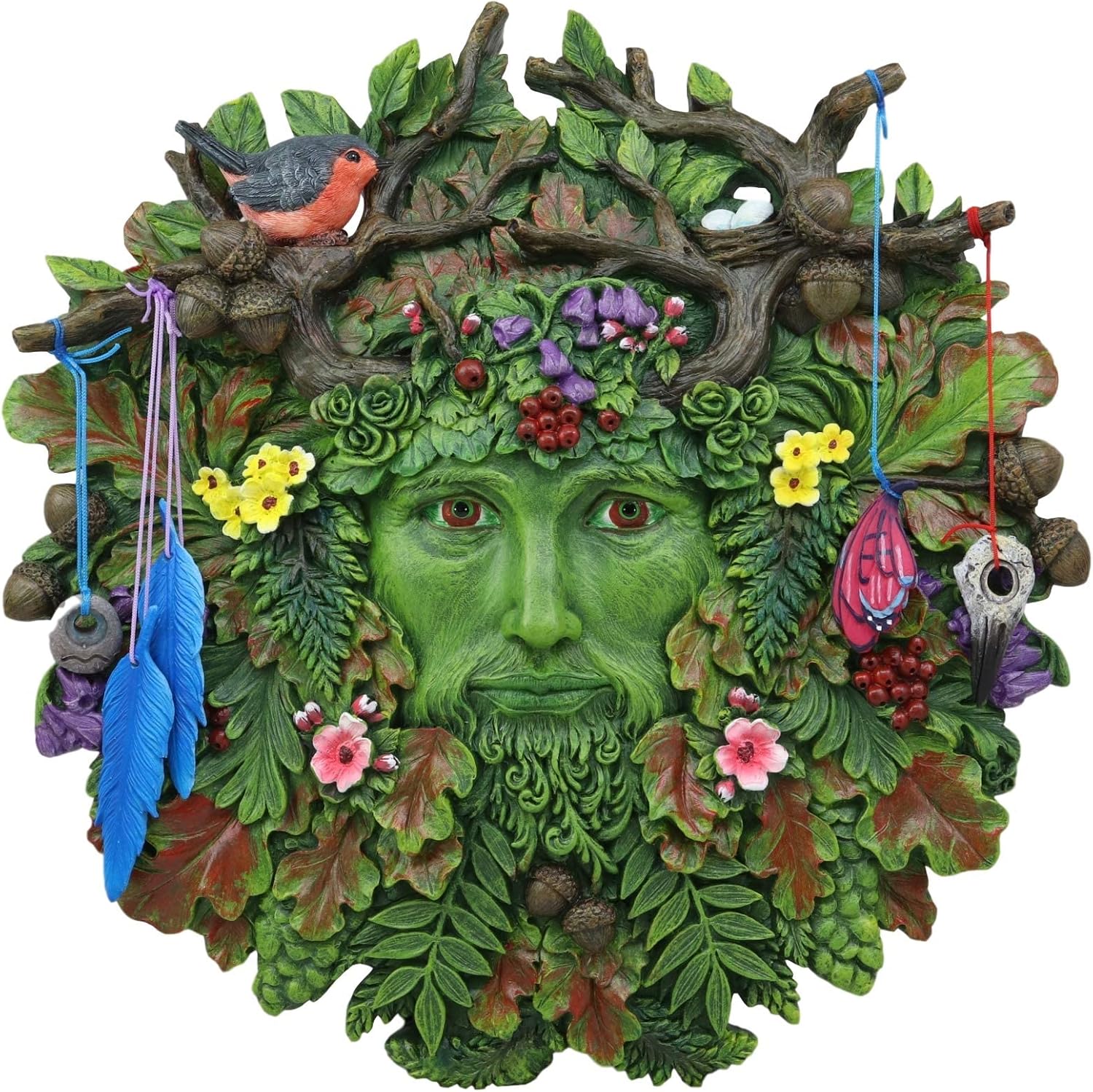 🛒 Crazy Deals Ebros Brigid Ashwood Colorful Nature Spirit God Celtic Greenman Hanging Wall Decor Plaque 12 High Wiccan Tree Of Life Forest Tree Ent Decorative Sculpture Mythical Fantasy Cernunnos Horned God 50% Off Discount Ebros Brigid Ashwood Colorful Nature Spirit God Celtic Greenman Hanging Wall Decor Plaque 12 High Wiccan Tree Of Life Forest Tree Ent Decorative Sculpture Mythical Fantasy Cernunnos Horned God