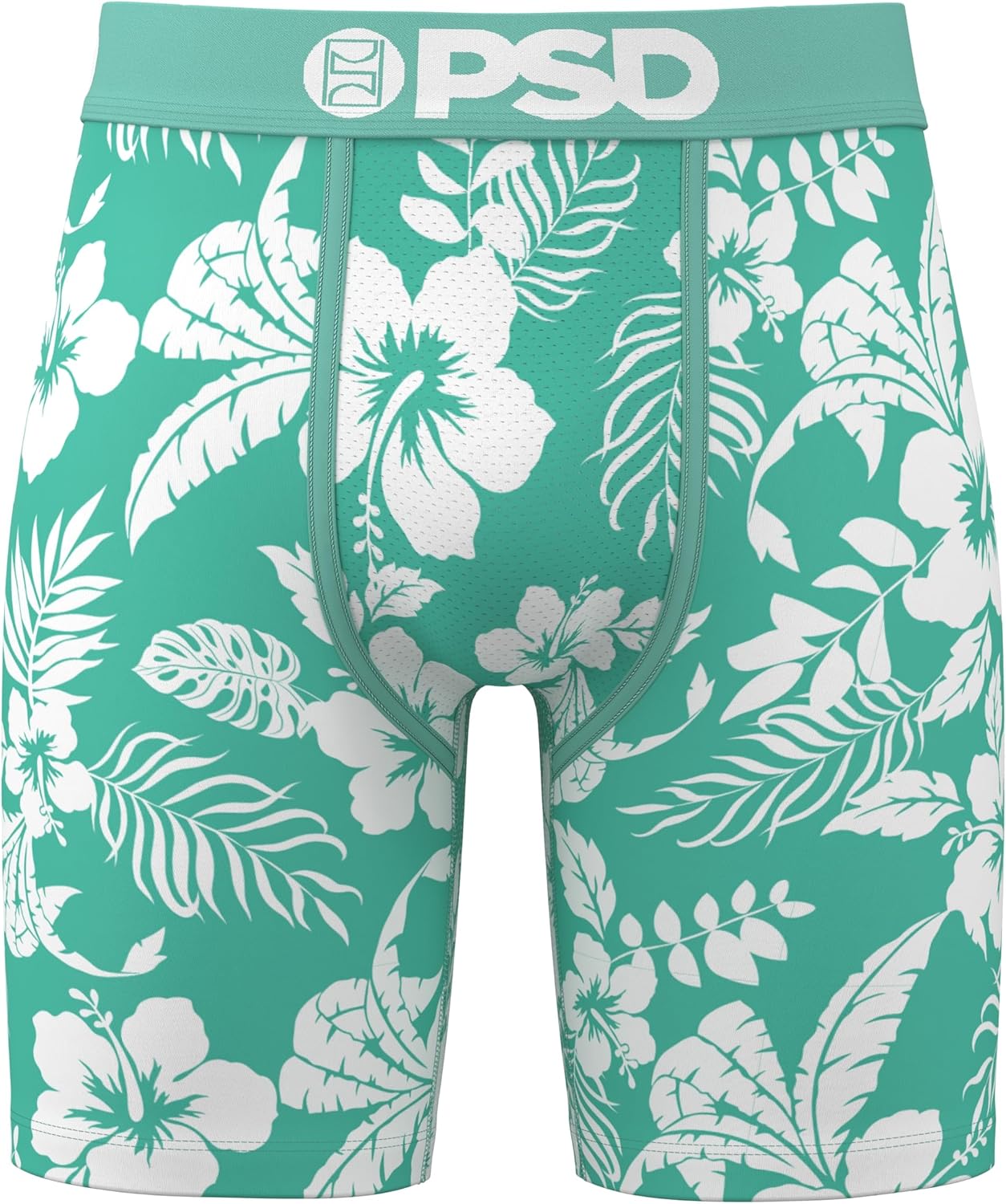 PSD Underwear Mens Boxer Briefs - Tropical, Standard Length Pack & Singles, Soft & Breathable Boxer Briefs for Men - Image 2