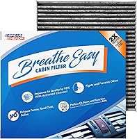 Vista 60 de Filtro de cabina AC y calefactor de defensa contra olores Breathe Easy de Spearhead, se ajusta como OEM, hasta un 25% más duradero con carbón