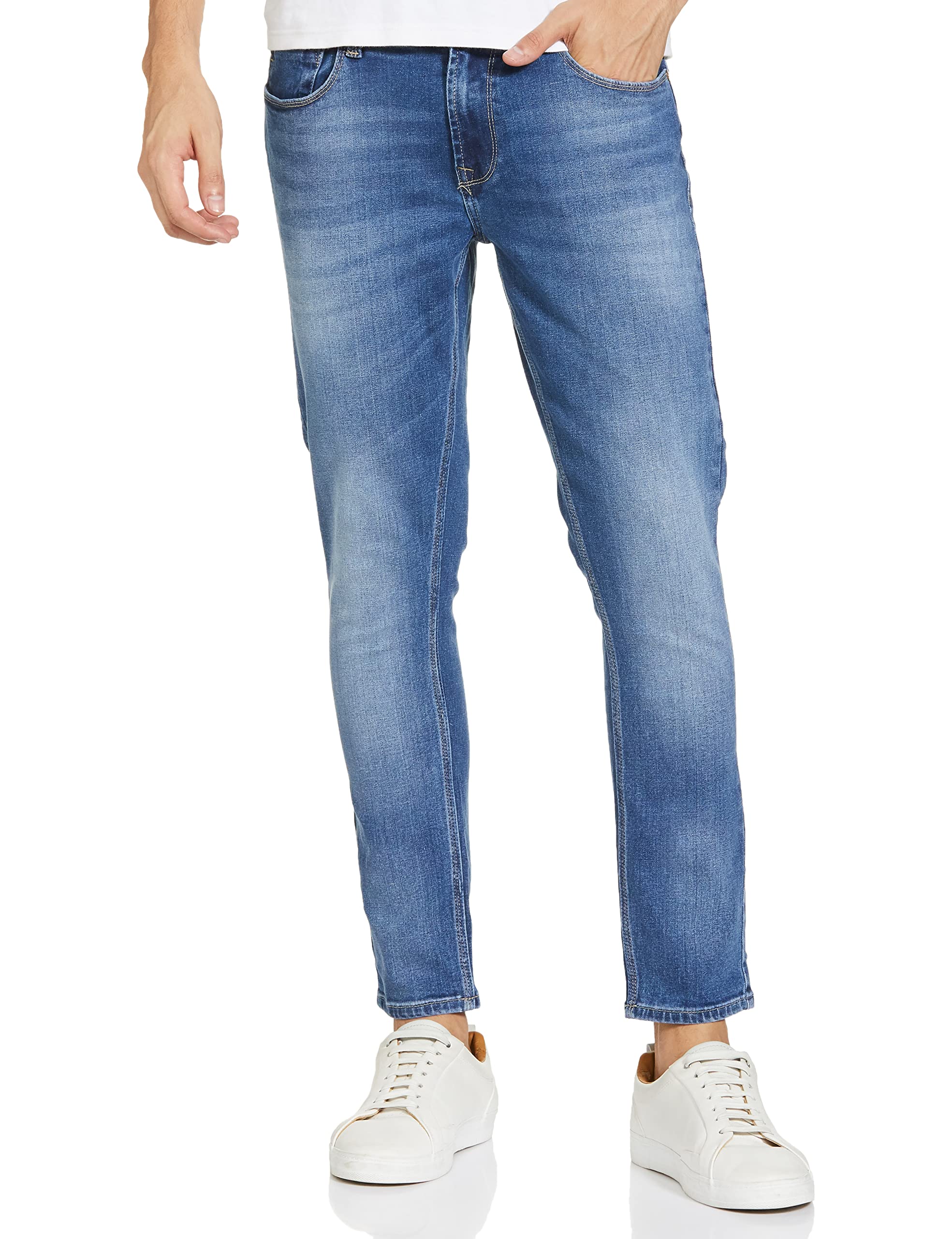 spykar Men's Mid Rise Slim Fit Jeans-picture-21