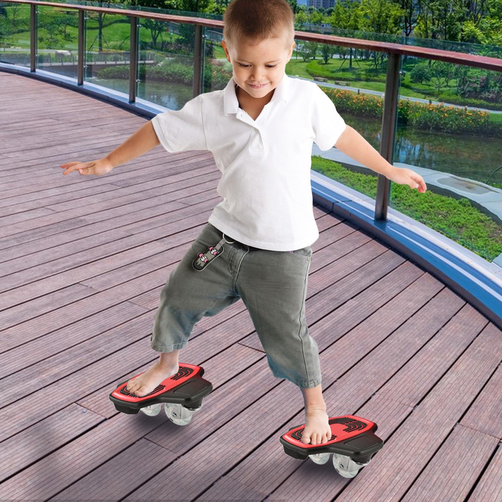 Skateboard pour débutant | Skateboard antidérapant en PU de haute qualité – Skateboard portable pour adolescents, enfants, adultes, loisirs en plein air, freestyle, trick skate