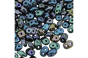 Czech Superduo Two-Hole Seed Beads: Enhance Your Jewelry Designs