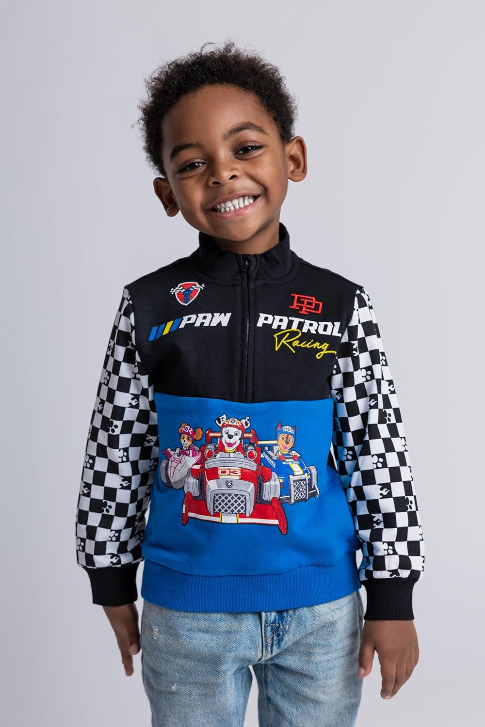 Paw Patrol Half Zip Sweatshirt Toddler to Big Kid Sizes (2T - 10-12)