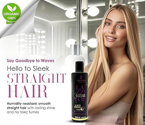 Miniatura 6 de Lazzios Caviar - Proteína orgánica para el cabello - Tratamiento alisador brasileño - Sin formaldehído - Fórmula orgánica para el cabello