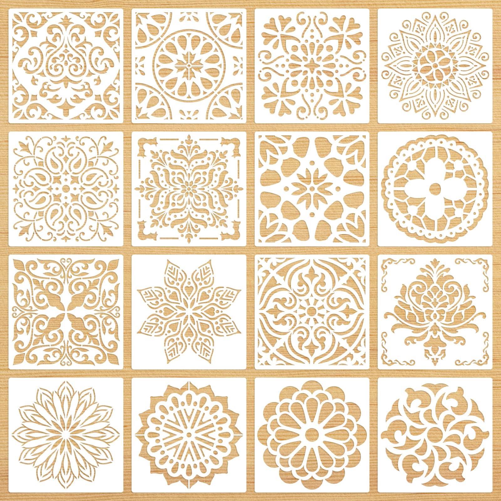 Schablonen Set Mit Buchstaben - Wiederverwendbare Malvorlagen Für DIY Projekte