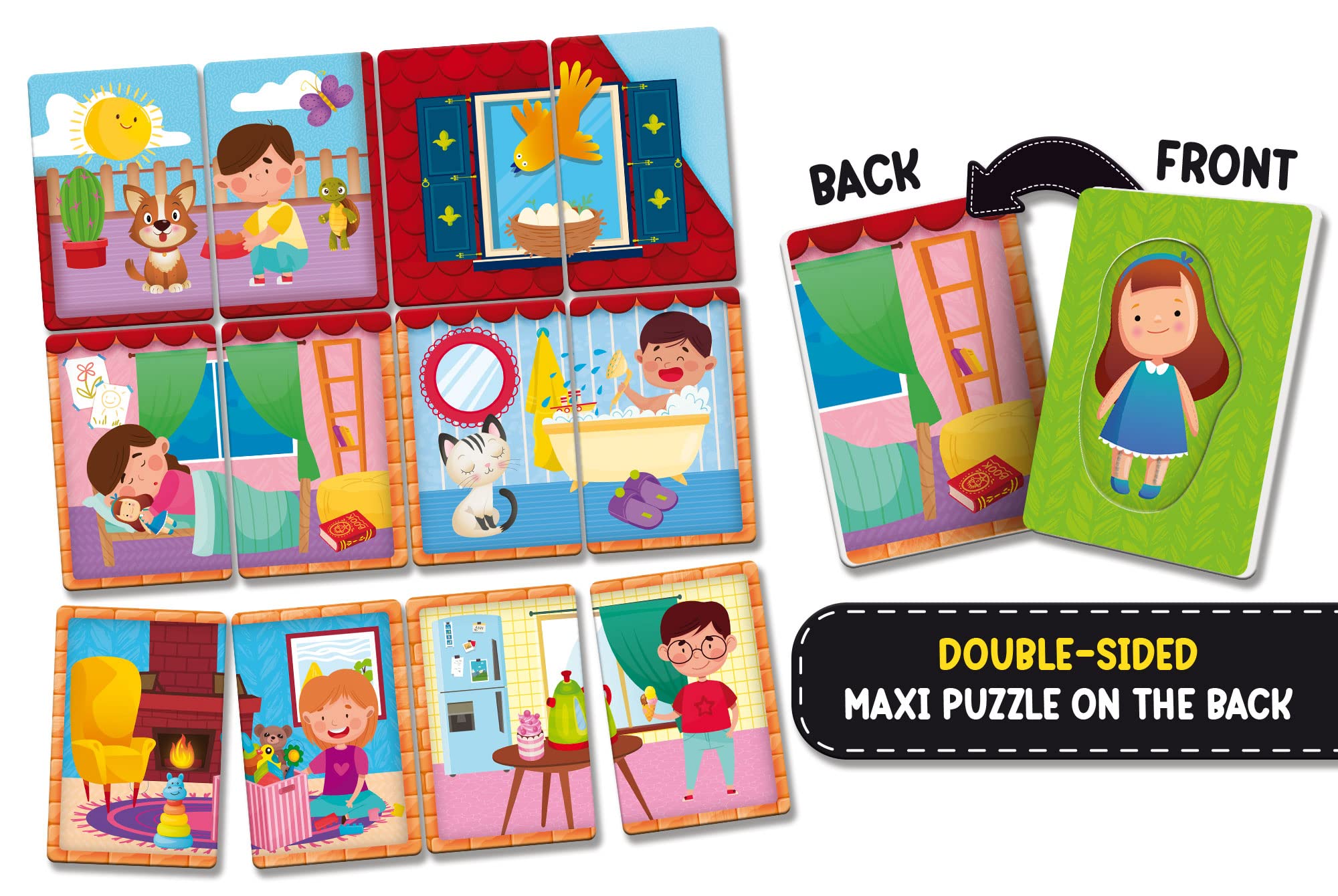 Liscianigiochi MONTESSORI BABY ACTIVITY DOUBLE CARDS, Multicolor - Image 3