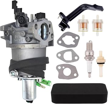 Carburetor Carb Compatible with 224cc Champion 76533 3800 3500 4750 Watts Dual Fuel Generator 100307 100397 100401 100456 100479 100524 100628 100629 27.131000.05 27.131000.08